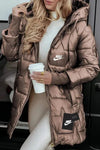 Quilted Hooded Puffer Coat