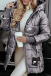 Quilted Hooded Puffer Coat