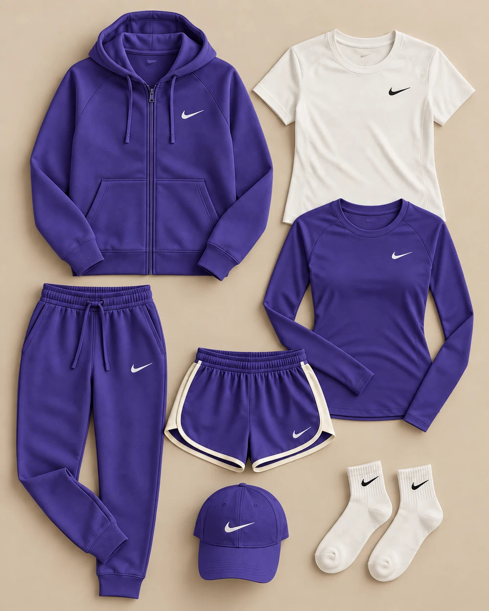 Women Color-Block Tracksuit Set