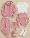 Women Color-Block Tracksuit Set