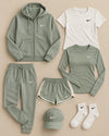 Women Color-Block Tracksuit Set