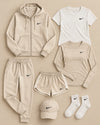 Women Color-Block Tracksuit Set