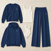 Coordinated Cardigan And Hoodie Set