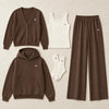 Coordinated Cardigan And Hoodie Set