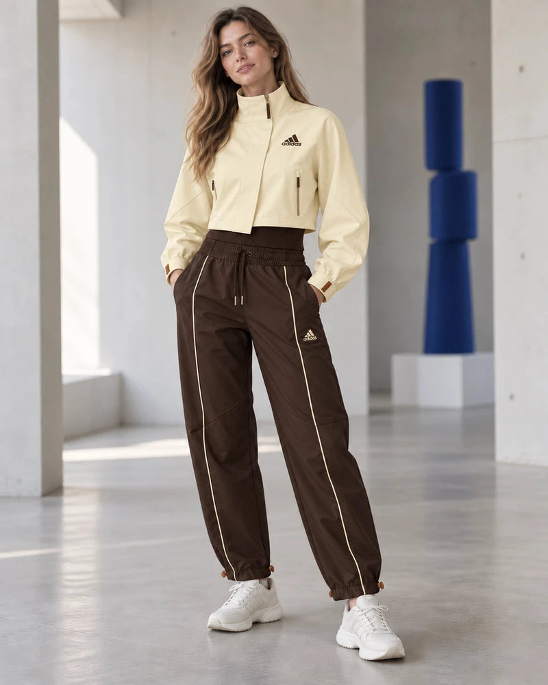 Athleisure Suede Two Piece Set