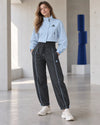 Athleisure Suede Two Piece Set