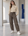 Athleisure Suede Two Piece Set